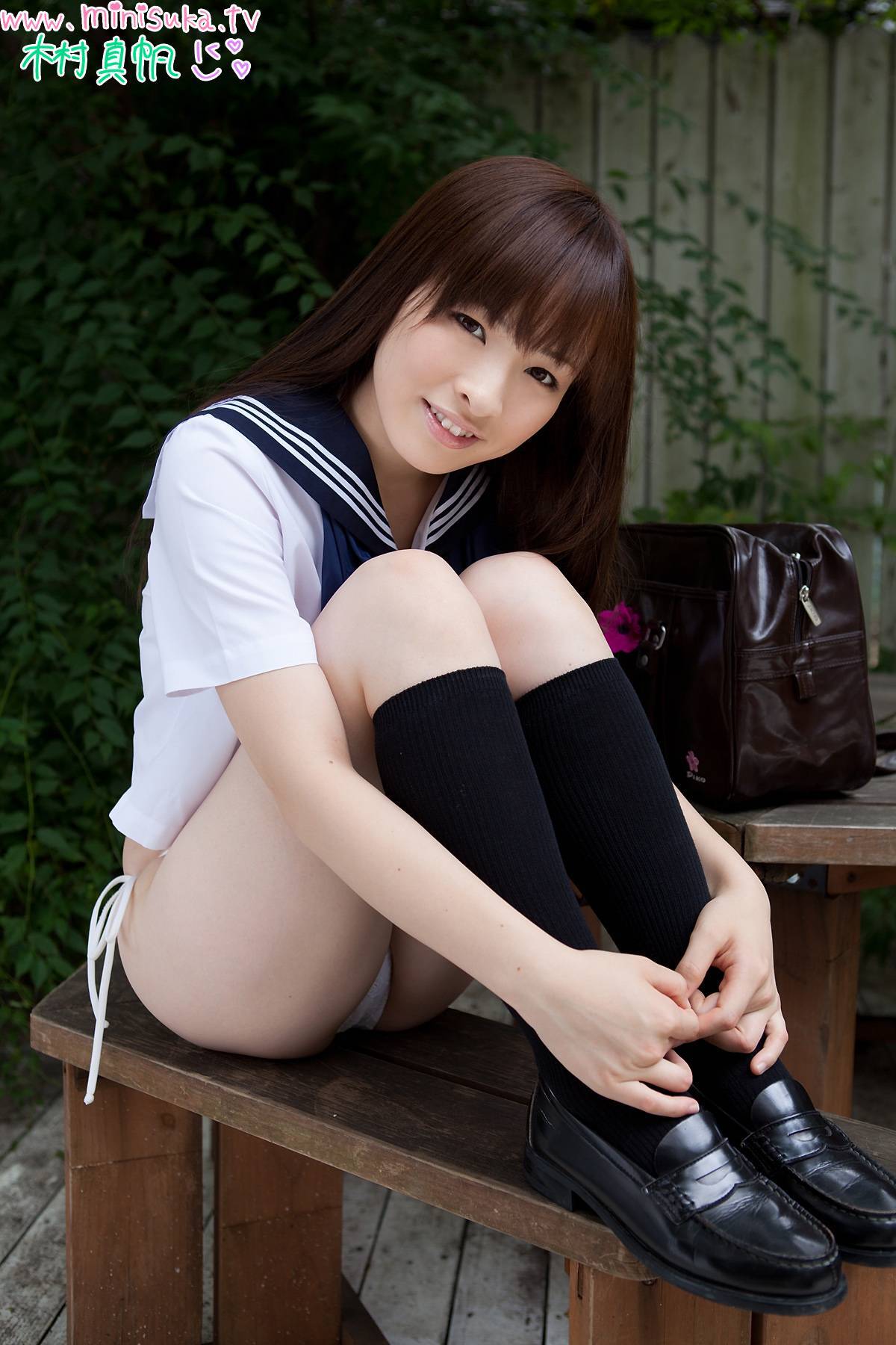 [Minisuka.tv] 现役女子高生 Maho Kiruma (1) 日本美少女性感图片